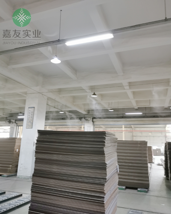 廈門兆倫紙業有限公司-造紙車間高壓微霧加濕器加濕2