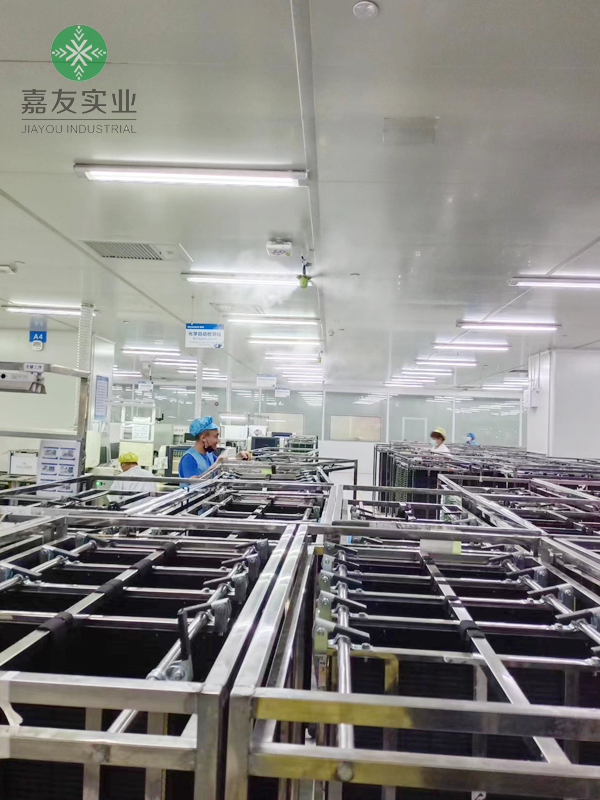 深圳創(chuàng)維smt車(chē)間加濕項(xiàng)目應(yīng)用杭州嘉友干霧加濕器