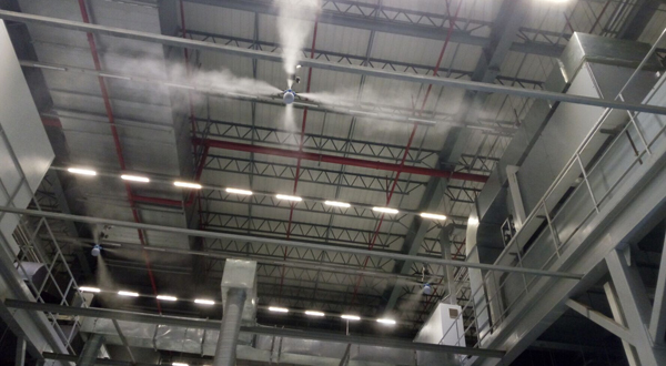 霧王提供的車間加濕設(shè)計(jì)方案很合理，操作方便！