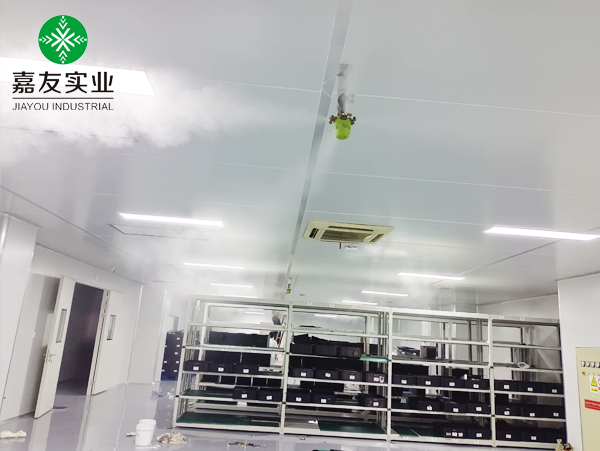 東勝電子車(chē)間加濕方案|霧王干霧加濕器解決靜電粉塵問(wèn)題